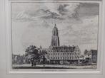 Prachtige Gravure van het Koningshuis te Rhenen (1774), Antiek en Kunst, Kunst | Etsen en Gravures, Ophalen of Verzenden