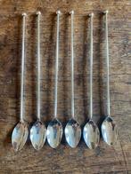 Set van 6 lange spoom lepels, latte macchiato lepels, AH 90, Ophalen of Verzenden