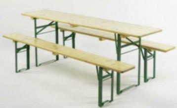 Biertafel, bierbank, bierset huren, te huur, verhuur Putten. beschikbaar voor biedingen