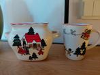 Mason's Wedgwood Kerst Suikerpot (zonder deksel) & Mok, Overige typen, Ophalen of Verzenden, Zo goed als nieuw, Wedgwood