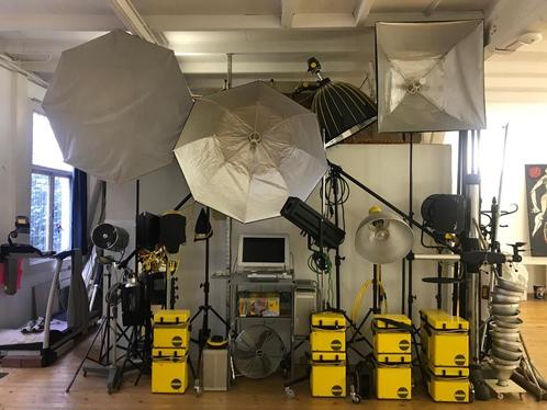 UNIEK Zeer compleet studio apparatuur / SVP bied realistisch, Audio, Tv en Foto, Fotografie | Professionele apparatuur, Gebruikt