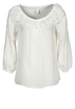 Wit Vila Isadora shirtje / top mt. M, Maat 38/40 (M), Wit, Vila, Ophalen of Verzenden