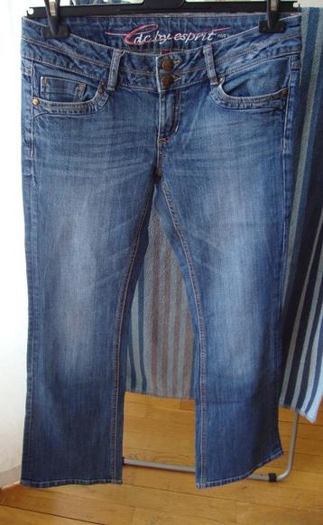 Blauwe bootcut  jeans/spijkerbroek Five Esprit.(38)