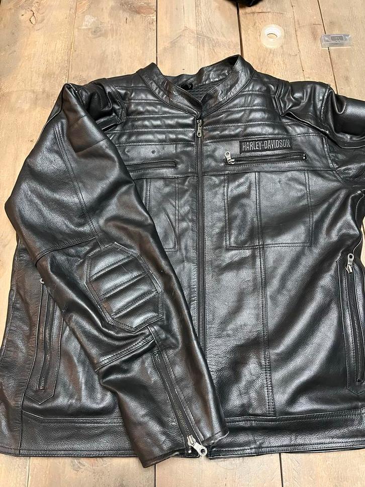Harley Davidson Auroral Leren Jas XL, Motoren, Kleding | Motorkleding, Jas | leer, Heren, Tweedehands, Ophalen of Verzenden
