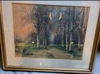 Annie Bruin, aquarel geb. 24 - 11- 1870 overl. 24 - 6 - 1961, Antiek en Kunst, Kunst | Schilderijen | Klassiek, Ophalen of Verzenden