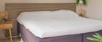 Houten panelen bedwand / hoofdsteun bruin zwart, Doe-het-zelf en Verbouw, Platen en Panelen, Ophalen, Gebruikt