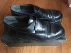 Zwart leren instappers schoenen maat 40,5 merk Burley, Kleding | Dames, Schoenen, Ophalen of Verzenden, Zo goed als nieuw, Zwart