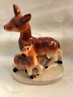 Hert met Bambi 12 x 10,5 x 5 cm, Ophalen of Verzenden, Zo goed als nieuw, Dier