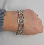 Zilveren mooie Art Nouveau armband gesigneerd nr.1389