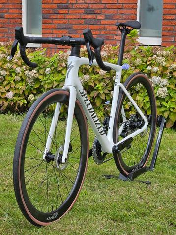 Specialized Tarmac SL7 Wit Parelmoer AXS di2 (overjarig!!)  beschikbaar voor biedingen