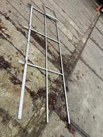 Rvs metalen hek, Doe-het-zelf en Verbouw, Metalen, Ophalen, Gebruikt, ., Overige metalen