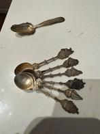 Douwe Egberts Verzilverde Lepels & Suikerschep, Antiek en Kunst, Antiek | Bestek, Ophalen of Verzenden