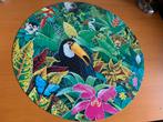 Vintage MB ronde puzzel 1000 stukjes.Magisch Regenwoud, Ophalen of Verzenden, 500 t/m 1500 stukjes, Zo goed als nieuw, Legpuzzel