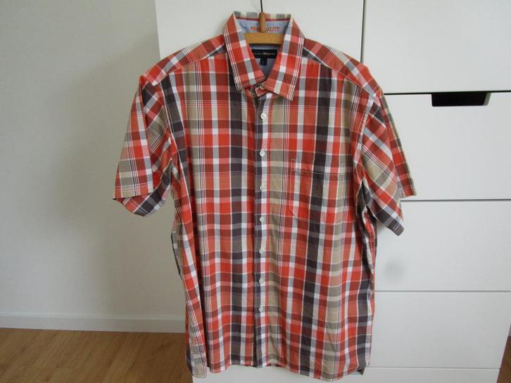 Vrolijk geblokte blouse maat L, Kleding | Heren, Overhemden, Zo goed als nieuw, Halswijdte 41/42 (L), Ophalen of Verzenden