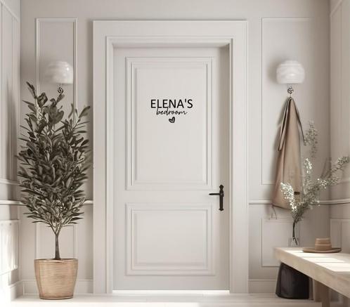 Kinder of babykamer muurtekst deursticker naam bedroom, Kinderen en Baby's, Kinderkamer | Inrichting en Decoratie, Nieuw, Wanddecoratie