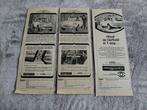 8x Oude Reclames DAF 31/32/ Daffodil (1964-1965), Verzamelen, Verzenden, Gebruikt, Auto's