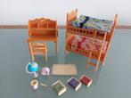 Sylvanian Families Slaapkamer & Bureau Set, Ophalen of Verzenden, Zo goed als nieuw, Jongen of Meisje