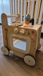 Vertbaudet loopwagen/keuken, Ophalen, Zo goed als nieuw