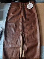 Rok maat s, Maat 38/40 (M), Bruin, Zo goed als nieuw, Boven de knie
