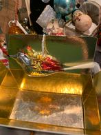 #kerst  Kerstbal hangende Vogel glazen oogje, Diversen, Kerst, T, Ophalen of Verzenden, Zo goed als nieuw, N