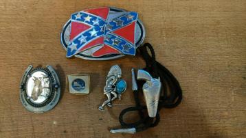 Bolo stropdas Pins + Southern Belt  beschikbaar voor biedingen