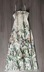Jurk met planten, Kleding | Dames, H&M, Wit, Ophalen of Verzenden, Zo goed als nieuw