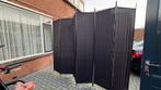 vidaXL Kamerscherm met 6 panelen 300x180 cm zwart, Ophalen of Verzenden, Zo goed als nieuw