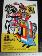 sticker Ludo Herans herentals logo vlaggen wimpels kentekens, Verzamelen, Verzenden, Zo goed als nieuw, Bedrijf of Vereniging