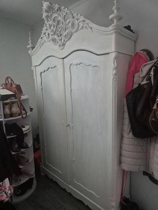 Super mooie antieke biedermeier met kroon, Antiek en Kunst, Antiek | Meubels | Bedden, Ophalen