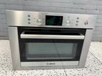 Prachtige bosch combimagnetron, Ophalen of Verzenden, Zo goed als nieuw, Oven met grill, 45 tot 60 cm