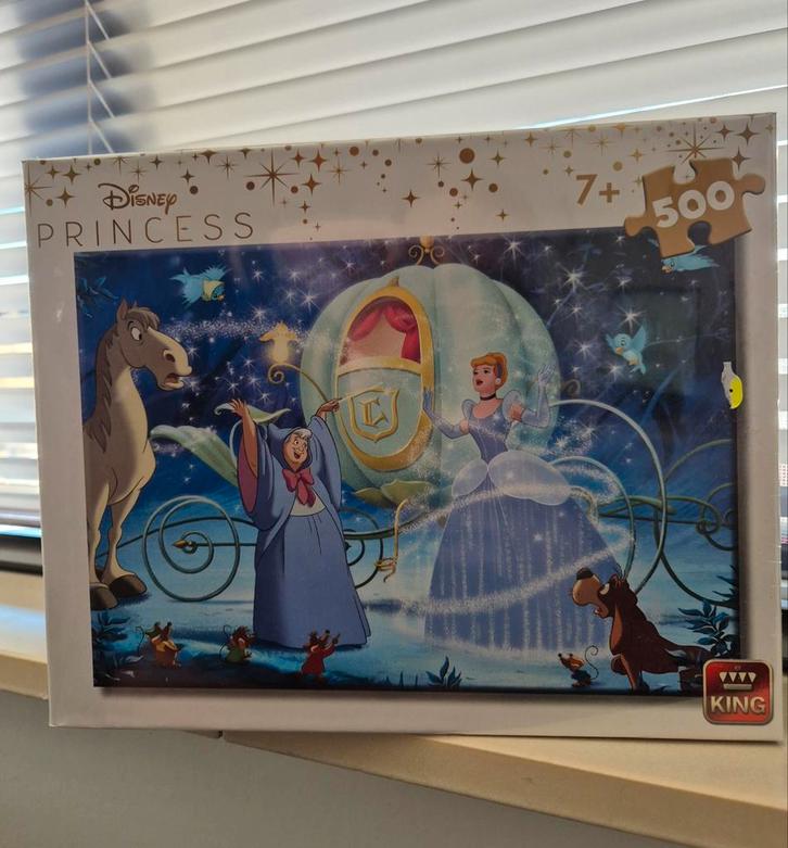 Disney Princess Assepoester Puzzel 500 Stukjes Nieuw, Kinderen en Baby's, Speelgoed | Kinderpuzzels, Nieuw, 6 jaar of ouder, Meer dan 50 stukjes