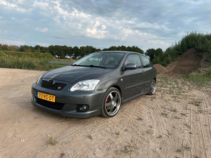 Toyota Corolla 192pk 1.8 16V Vvtl-i 3DR T-sport 2005 Grijs, Auto's, Toyota, Particulier, Corolla, ABS, Airbags, Airconditioning