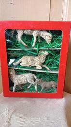 Doosje met schaapjes/ezeltje, Verzenden, Zo goed als nieuw