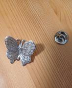 Vlinderbroche, zilver, Sieraden, Tassen en Uiterlijk, Broches, Ophalen of Verzenden, Zo goed als nieuw, Zilver, Zilver