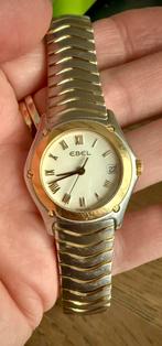 Ebel Classic Wave met goud.Dames Horloge, Overige merken, Staal, Met bandje, Polshorloge