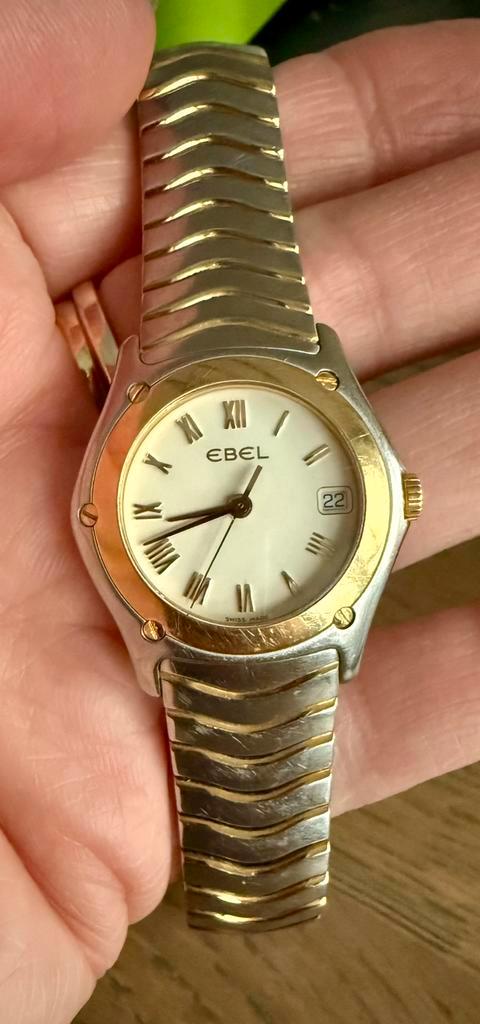 Ebel Classic Wave met goud.Dames Horloge, Sieraden, Tassen en Uiterlijk, Horloges | Antiek, Polshorloge, Overige merken, Staal