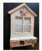 Kapstok Spiegel wanddecoratie huis tuin buiten 44 x 23 cm, Minder dan 50 cm, Ophalen of Verzenden, Zo goed als nieuw, X
