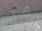 Ikea barstoel inklapbaar (2x), Huis en Inrichting, Barkrukken, Ophalen, Gebruikt, 60 tot 90 cm, Metaal