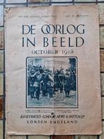 WO 1  in beeld (tijdschrift 1918), Ophalen of Verzenden, Overige soorten, Overige gebieden, Boek of Tijdschrift