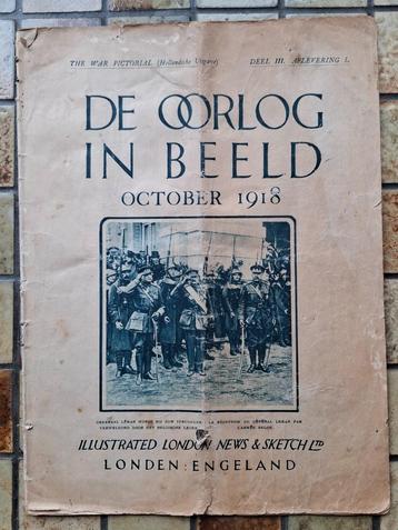 WO 1  in beeld (tijdschrift 1918) beschikbaar voor biedingen