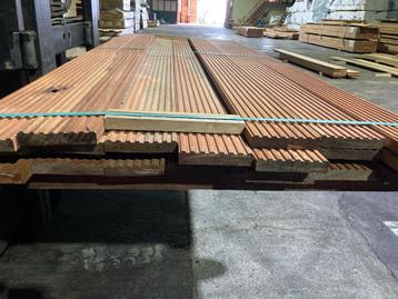 hardhout-Angelim Vermelho–planken–vlonderplanken-terrasplank beschikbaar voor biedingen