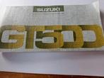 Suzuki GT500 OWNERS Manual., Verzamelen, Speldjes, Pins en Buttons, Ophalen of Verzenden, Zo goed als nieuw, Overige onderwerpen