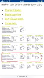 Lijmblok 15 cm, Doe-het-zelf en Verbouw, Metselstenen, Ophalen, Nieuw, Bakstenen