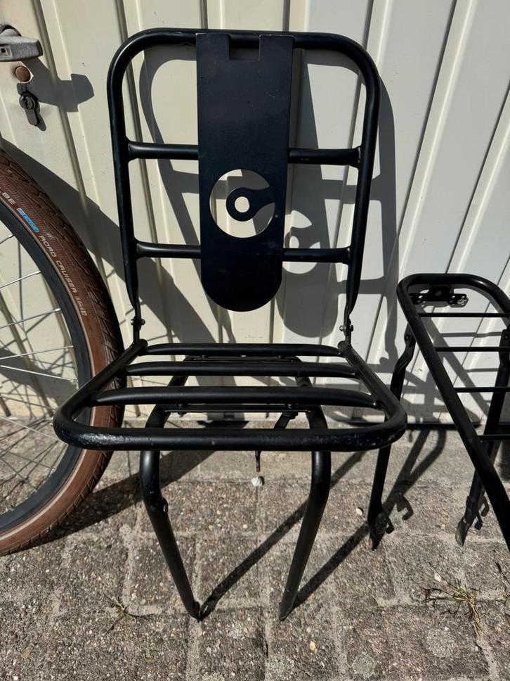 Cortina 28 inch onderdelen matt zwart en reserve wielen, Fietsen en Brommers, Fietsaccessoires | Bagagedragers, Zo goed als nieuw