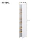 Concept boekenkast (27 cm) - Wit/eikenkleur, Huis en Inrichting, Niet ingevuld, Niet ingevuld, Niet ingevuld