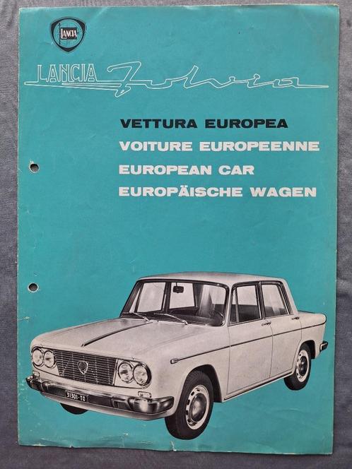 Brochure LANCIA FULVIA - 1963, Boeken, Auto's | Folders en Tijdschriften, Gelezen, Overige merken, Ophalen of Verzenden
