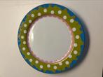 6 x Oilily dinerbord groen polkadot 26 cm, Huis en Inrichting, Keuken | Servies, Verzenden, Zo goed als nieuw, Overige stijlen
