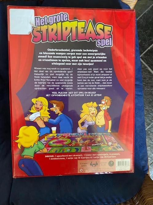 Striptease spel nieuw in doos, Hobby en Vrije tijd, Gezelschapsspellen | Kaartspellen, Nieuw, Ophalen of Verzenden