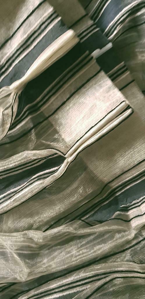 gordijnen luxe in between vitrage Wind 340 280 apart mooi, Huis en Inrichting, Stoffering | Gordijnen en Lamellen, Zo goed als nieuw