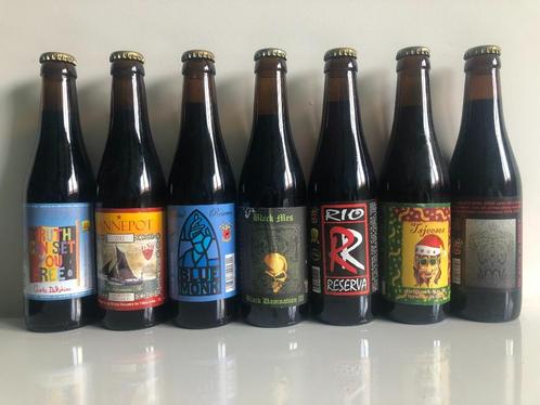 Struise Brouwers - Set van 7 flessen gerijpt bier (7x 33cl), Verzamelen, Biermerken, Nieuw, Flesje(s), Overige merken, Ophalen